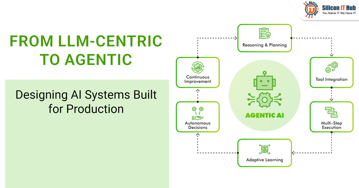 AI for Production- A Journey from LLM-Centric to Agentic Systems