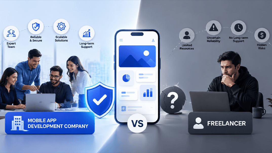 Why Businesses Prefer Mobile App Development Companies Over Freelancers