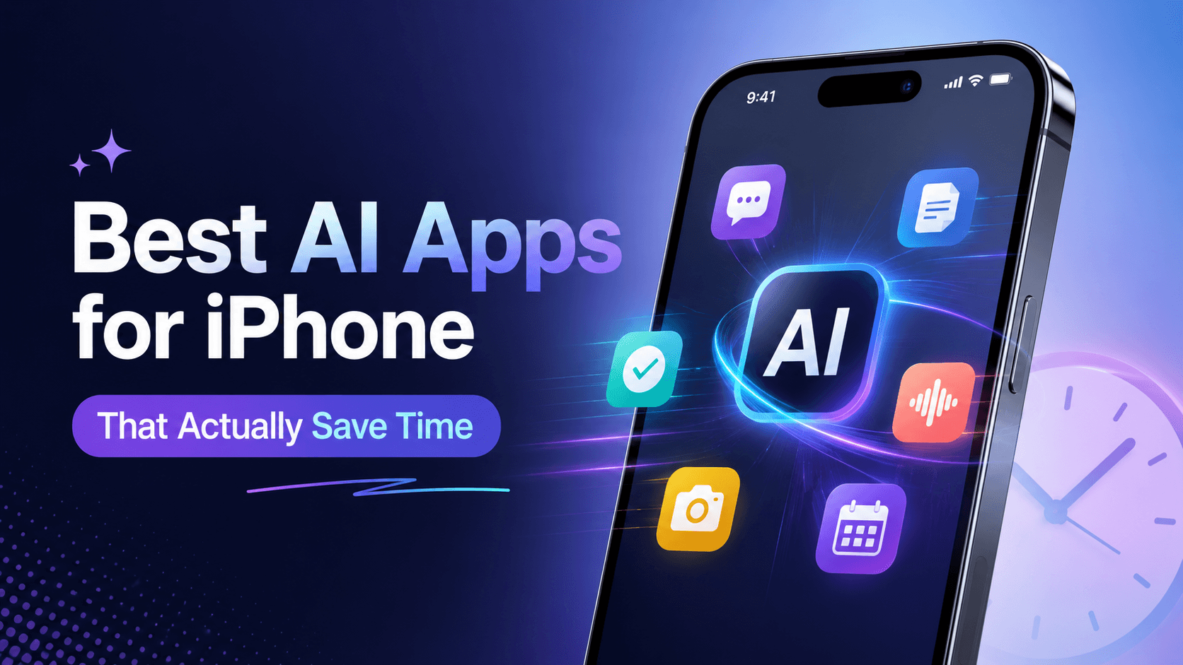Which are the Best Time-Saving AI Apps for iPhone in 2026?